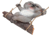 Swing Koala Sculpture Cartoon Synthetic Resin Animal Statues Decoration for Garden Decoration V1294-YM0717-3111220245911