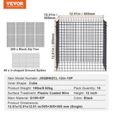 VEVOR 10 Pack Plant Protector from Animals 305 mm x 305 mm Metal Plant Cage V952-QBWZCL12YCHS5IV6FV0