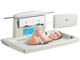 Wall-Mounted Baby Changing Station, Horizontal Foldable Diaper Change Table with Safety Straps and V952-YYSNBTHS0000EZO8FV0