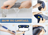360&deg Rotating Triangular Floor Mop with Auto-Squeeze System Easy Twist, No-Hand Squeezing, V1107-CS-FSNTB