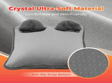 Grey Portable Versatile USB Electric Foot Warmer Heated Seat Pad Set with 4 Temp Levels & 4 V888-ELOSUNG49835