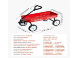 Pull-Along Wagon for Kids, 101 cm Toddler Wagons, Supports up to 80kg, All-Terrain Wagons with V952-JSKETTLC39YCTXPY0001V0