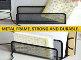 Desk Mail Organizer Small File Holders Letter Organizer for Desktop V1192-AZ-W-29415