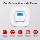 Battery Operated Carbon Monoxide Detector, En 52091 Certified, Carbon Monoxide Detector With V1188-MS-227-2417