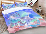 Snow Horses Mireille Dahlia Quilt / Doona / Duvet Cover set V745-AQ042708E3