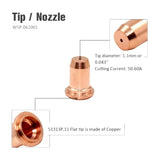 20Pcs Plasma Electrode Mt52582 Tips Nozzles Mt51313P1.1 For Pt60 Cutting Torch V1189-LWWAL-20260327-04019