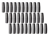 200Pcs Dual Tooth Black Pocket Combs for Men Compact Travel Hair Dressing and Styling V1366-AZ2-W-17386