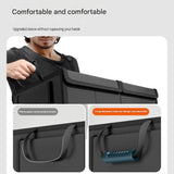 Black Car Boot Organiser - Foldable Waterproof Large Capacity Trunk Storage Box, Space Saving V888-ELOSUNG56023