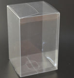 50 Pack of 8x8x10cm Clear PVC Plastic Folding Packaging Small rectangle/square Boxes for Wedding V382-50RECTPVC8X8X10