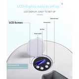 Automatic 6 Bowl Digital Timer-Controlled Pet Feeder - for Cats and Small Dogs, Wet or Dry Food V1192-AZ-W-3159