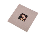 Photo Album 40 Pages Linen Cover Hardcover Reusable Sticky Stamp Collection Book Family Photos V1263-JX-2612