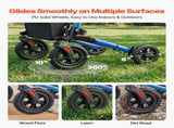 Rollator Walker with Seat for Seniors, Ultra Compact 3-Fold Rolling Walker, Lightweight Aluminum V952-XSZXQLSLHJQ145Q4C001V0