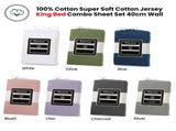 Revive 100% Cotton Jersey Combo Set Silver King V442-ATX-FITTEDSS-COTTONJERSEY-SILVER-KI