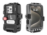Universal 30m Bluetooth Diving Case for Apple & Samsung - Deep-Water Waterproof Phone Protector V888-ELOSUNG33347