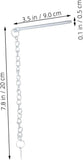 3pcs Reliable Steel Fixing Accessories for Garden Patio Parasols Compatibility for Support V1188-WTJ-LZZ-00822