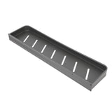 Shower Caddy Space Aluminum Rustproof Smoothing Simple Black Sturdy Bathroom Wall Shelf with 5 Hooks V1294-YM0901-3112230086612
