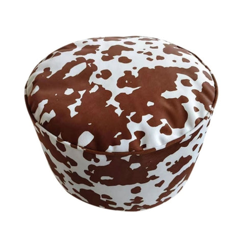 SOGA 48x35cm Round Soft Pouffe Seat Cushion Elegant Home Accent Dcor Stylish Footstool POUFFE637