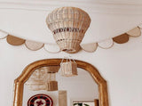 Handwoven Rattan Balloon Model Ornament Photo Props for Baby Room Decor Hanging Versatile DIY Party V1192-AZ-W-10635