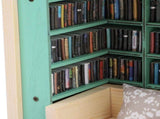 Bookshelf Mini House Kit Wooden Decorative Exquisite Cute Long Life Tiny House Kit for Bedroom Study V1294-YM0901-3115240081511