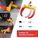 Universal Wheel Lock,Heavy Duty Tire Lock,Automotive Anti-Theft Lock for Cars,SUVs,Motorcycles,Golf V1192-AZ-W-31796