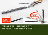 Baumr-AG 65CC Long Reach Pole Chainsaw Hedge Trimmer Pruner Chain Saw Tree Multi Tool V219-PLTL21BMRA2C2