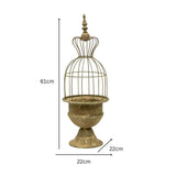 Vintage Style Elaborate Tall Cloche 66cm V637-37074CLC