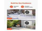 Mini Split Ground Stand Adjustable Anti Vibration for 9000-36000 BTU V952-KDDMZJDCZJ90UOZA1V0