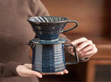 Pour Over Coffee Maker Ceramic Coffee Pot with 40 Paper Filters V1263-JX-5703
