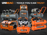 UNIMAC 15L Pancake Air Compressor, 116PSI Portable Silent Oil-Free Electric, for Airtools Tyre V219-TOLACMUM1C5FA