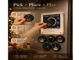 Christmas Vinyl Fridge Magnetic Music Player, Mini Record Player, NFC Discs V1366-AZ2-W-24805