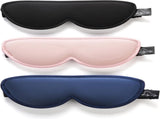 Sleep Masks for Petite Face Small Head, 3 Pack Stitched Eye Masks with Contoured Cups for Women Kids V1188-WTJ-LZZ-01370