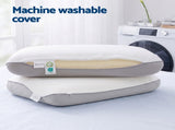 ROOMSENSE Reversible Dual-Sided Memory Foam Pillow, Ice-Cooling & Warm Fabric Sides, 55D Ultra-High XFKF-PL-1168R-WHX2
