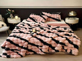 Class A Rabbit Fur Blanket Thickened Blanket Warm Blanket Home Decor Blanket - Gray - Size M V1347-114-50076-GRY-M200-230CM