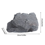 Artificial Stone Decor Foam Rock Landscaping Lightweight Realistic Stone for Aquarium Parks Lawn V1366-AZ2-W-16607