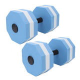 2Pcs High Density EVA Foam Dumbbell Set Aquatic Exercise Dumbbells for Men Women Indoor Swimming V1294-YM0521-3111230070812