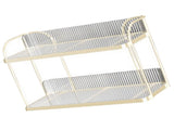 Transparent Double Layer Storage Rack Desktop Cosmetic Storage Rack Accessories Organizer for V1294-YM0703-3117230121911