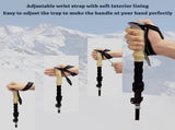 2 Pieces, Adjustable Walking Stick, Hiking Foldable Walking Stick, Trekking Poles, Walking V1189-LC-RY-00340