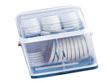 Dish Bowl Drying Rack Dustproof Sturdy Durable Multifunctional Dishes Drying Organizer Rack with Lid V1294-YM0901-3118230435011