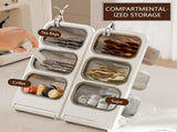 Slanted Design Coffee Capsule Holder 15.5x11.5x32CM Storage Organizer for Countertop Drawer Pantry V1258-DP02-BOL-470