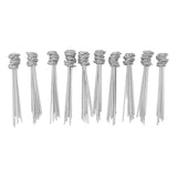 100PCS Ground Nail Galvanized Iron Rust Proof Artificial Turf Stakes for Weed Barriers Tent Garden V1294-YM0706-3111230171111