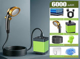 6000mAH Portable Shower Pump for Camping Long-Lasting & Quiet Outdoor Shower with LED Display, IP68 V1308-DSZKI-1106