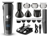 Waterproof Electric Shaver Men'S Hair Trimmer Multifunctional Hair Clipper Nose - Black - Size L V1347-111-19038-BLK-L