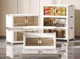 Stackable Storage Boxes with Transparent Doors - Modular Organizer for Home & Pantry 55*32*65cm V888-ELOSUNG10910