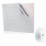 White Aluminum Attic Fan Cover with Insulation Seal for Doors, , and Attic Ventilation V1192-AZ-W-27216