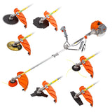 MTM 62cc 7in1 Brush Cutter Garden Multi-Tool , Pole Hedge & Line Trimmer, Bullhorn Handle, 12" Tree V219-PLTM71MTMA7C0
