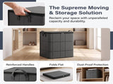Foldable Comforter Storage Bags Large Capacity Dust Proof Organizer with Zipper Handles.180L V1366-AZ2-W-18312