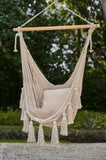 Deluxe Hammock Swing Chair in Plain Cream V97-DHSCHCREAM