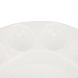 Deviled Egg Platter Sturdy Heat Resistant Hold 12 Eggs White Ceramic Easter Egg Holder Tray for V1294-YM0901-3118240259311