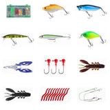 101Pcs Plastic Fishing Lures Tackle Prawn Shrimp Flathead Bream Cod Bass Lure Fishing Kit V1308-DSZKI-567