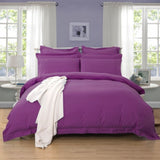 1000TC Tailored Queen Size Purple Duvet Quilt Cover Set V493-Q-2